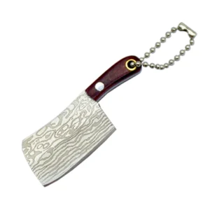 Approved Damascus Mini Fixed Blade Keychain Knife Collection Dealer Program