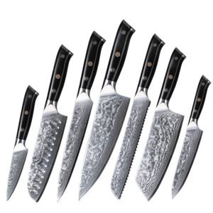 Damascus Kitchen Knife Set Wholesale Program