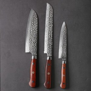 Damascus Santoku Knife Set Wholesale Program