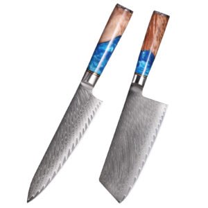 Private Label Damascus Chef Knife Set Program