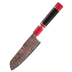 Copper Mai Damascus Santoku Knife Wholesale Program