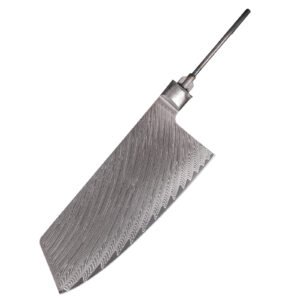 Damascus Chinese Cleaver Knife Blade Blank for Custom Knife Makers