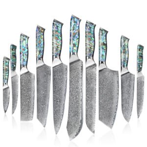 Damascus 10 PCS Knife Set Wholesale Program