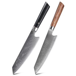 Damascus Kiritsuke Bunka Knife Set Wholesale Program