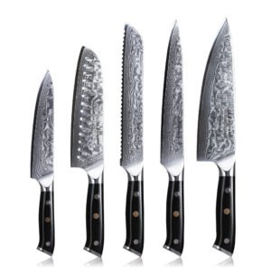 Damascus Kitchen Knife Set Wholesale Program