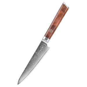 Private Label Damascus Utility Prep Knife Program