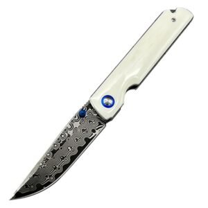 Approved Damascus steel folding knife TKYVJ-ST high hardness portable folding knife Wholesale