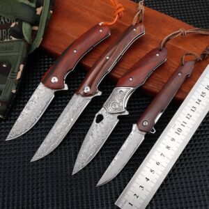 Approved Damascus TK15B8-VR small knife folding knife Wholesale