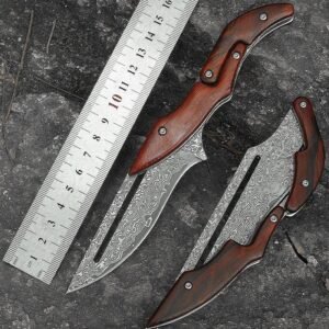 Approved Damascus Steel Magic Transformable mechanical knife​ Wholesale