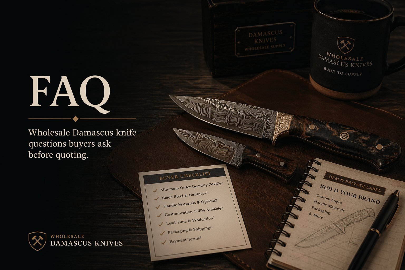 Wholesale knife category review and sample checklist