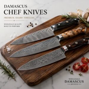 8 inch Damascus chef knife wholesale assortment