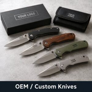 Custom logo Damascus knife wholesale program