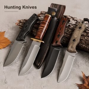 Damascus hunting knife dealer pack